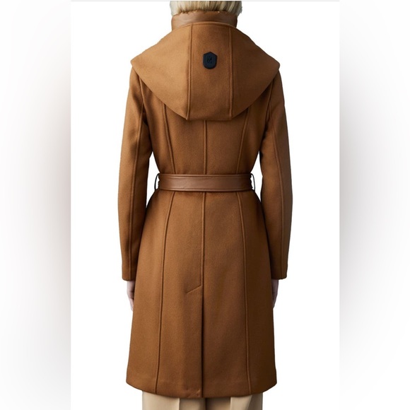 MACKAGE SHIA Camel S - Brand New 2 in 1 Ladies Wool Coat - Picture 3 of 7